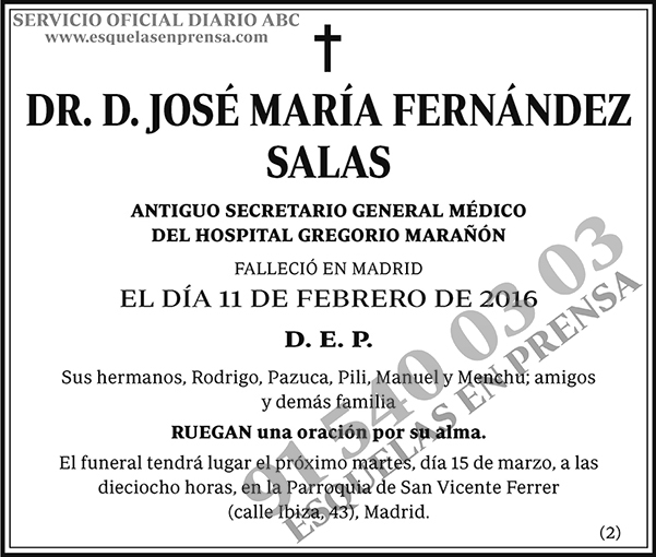 José María Fernández Salas